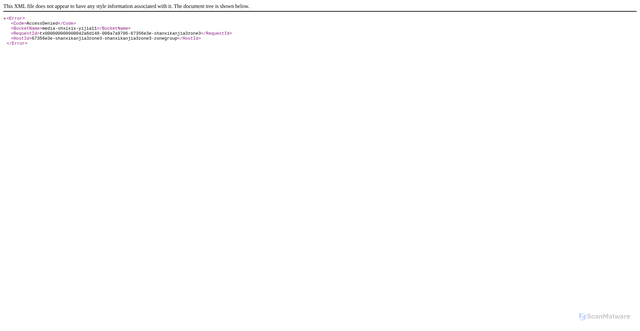 Security scan screenshot of https://media-shxixix-yijia11.sn4oss.ctyunxs.cn