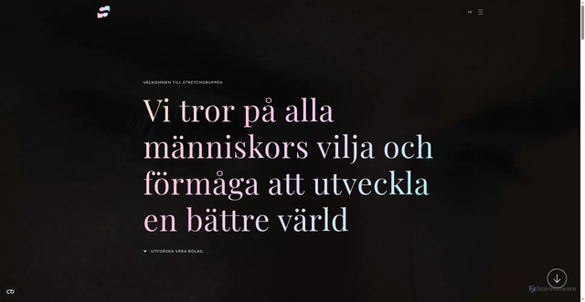 Security scan screenshot of https://www.stretch.se/