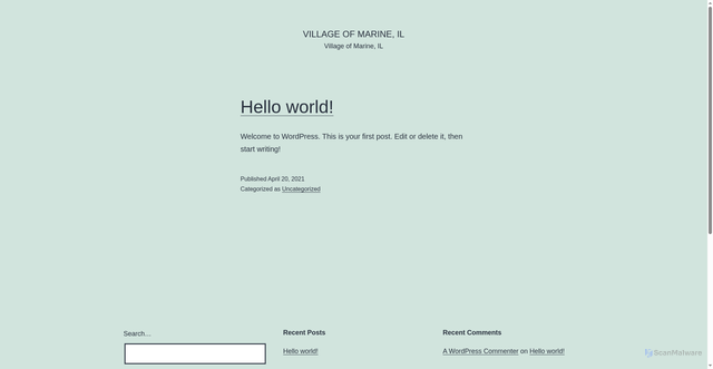 Security scan screenshot of https://marineil.gov/