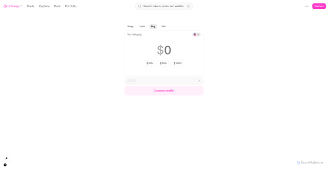 Security scan screenshot of https://web-git-05-08-featwebenhancedepthchartwithflipto-60762c-uniswap.vercel.app/buy