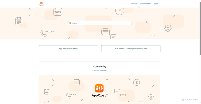 Security scan screenshot of https://appclose.zendesk.com