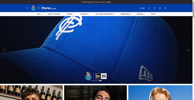 Security scan screenshot of https://store.fcporto.pt/en/