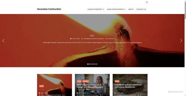Security scan screenshot of https://hounslowhomes.org.uk/