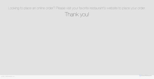 Security scan screenshot of https://togoorder.com