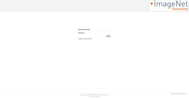 Security scan screenshot of https://imagenet.fmwebaudit.com