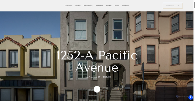 Security scan screenshot of http://1252apacific.com/