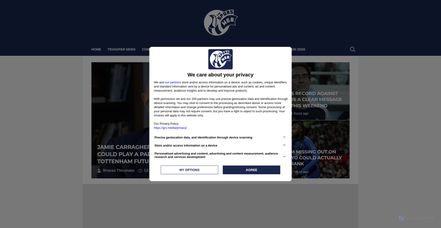Security scan screenshot of https://spurs-web.com