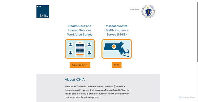 Security scan screenshot of https://mahealthsurveys.gov/