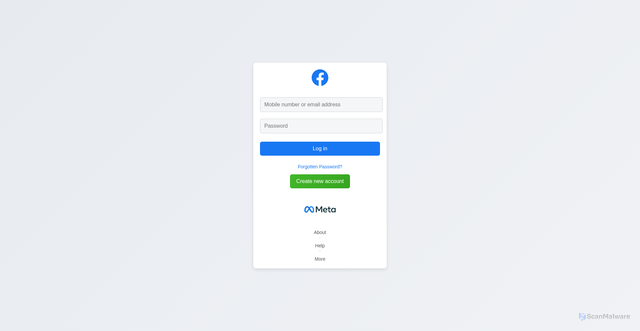 Security scan screenshot of http://sardineext.vercel.app/user/index_facebook.html