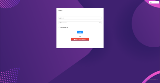 Security scan screenshot of https://ulinq.asia