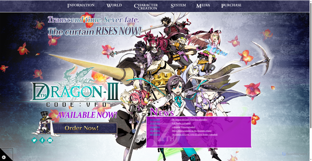 Security scan screenshot of https://7thdragon.sega.com