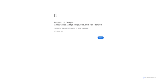 Security scan screenshot of https://image-1300342626.image.myqcloud.com