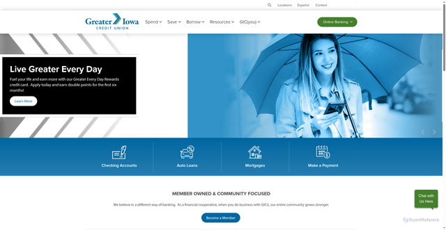 Security scan screenshot of https://gicu.org
