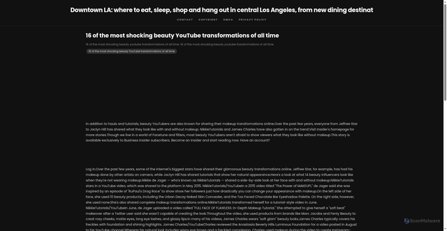 Security scan screenshot of https://ecolivingcentresitus-dptae4y6zjgw.edgeone.app/16-of-the-most-shocking-beauty-youtube-transformations-of-all-time.html