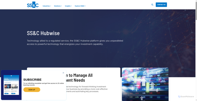 Security scan screenshot of https://hubwise.co.uk