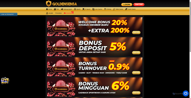 Security scan screenshot of https://29goldensensa.com/desktop/promo