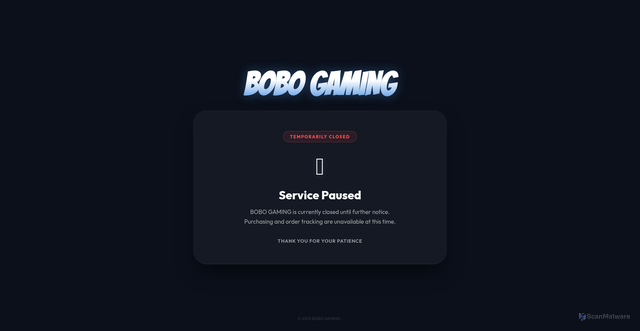 Security scan screenshot of https://bobogamingmouse-pad-ik6vbzcv3g.edgeone.app/