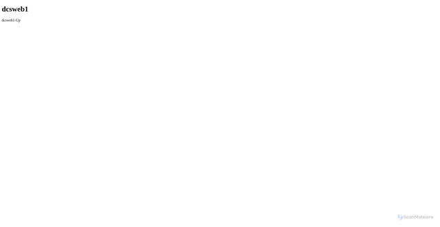 Security scan screenshot of https://dcs-web-lb.idns-ext.xerox.com