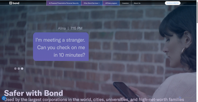 Security scan screenshot of https://www.ourbond.com/