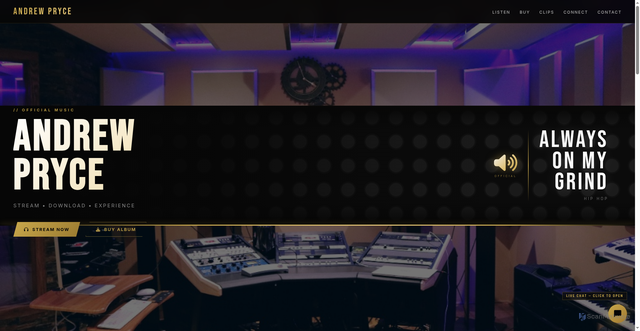 Security scan screenshot of https://andrew-pryce-music.pages.dev/