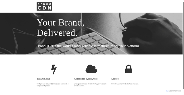 Security scan screenshot of https://brandcdn.com