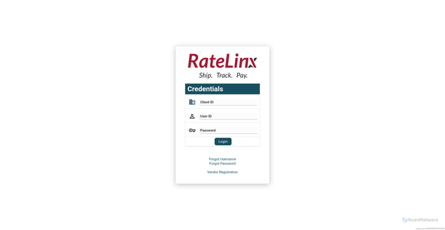 Security scan screenshot of https://my.ratelinx.com