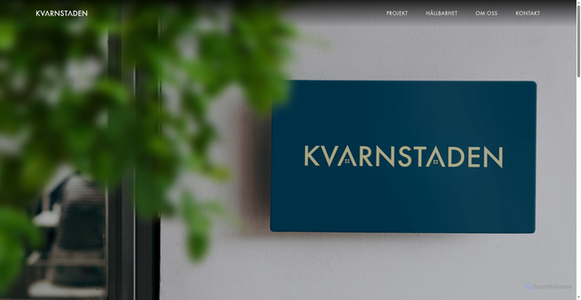 Security scan screenshot of https://kvarnstaden.se
