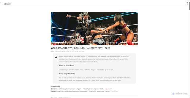 Security scan screenshot of https://kianajamesnet.sosugary.com/