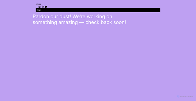 Security scan screenshot of https://yarsasports.com/category/furniture/