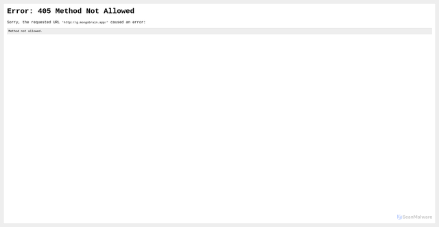 Security scan screenshot of https://g.mongobrain.app