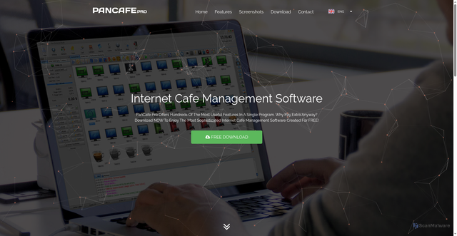Security scan screenshot of https://pancafepro.com