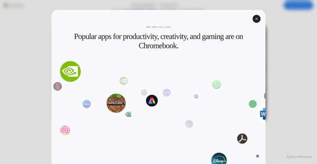 Security scan screenshot of https://apps.chrome