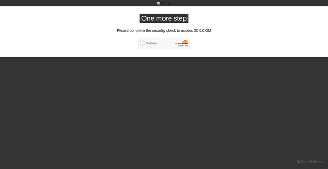 Security scan screenshot of https://3cx.nu