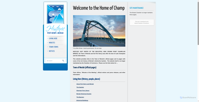 Security scan screenshot of https://www.porthenrymoriah.com/