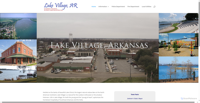 Security scan screenshot of https://lakevillagear.gov/