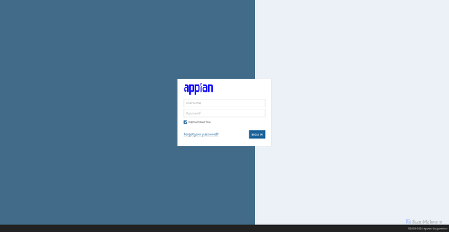 Security scan screenshot of https://luma-dev.appiancloud.com