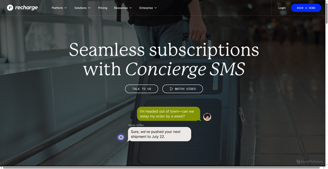 Security scan screenshot of https://electricsms.com