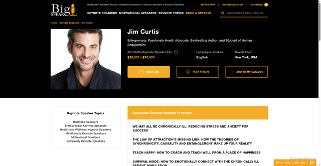 Security scan screenshot of https://www.bigspeak.com/speakers/jim-curtis/