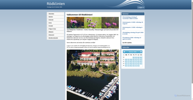 Security scan screenshot of https://rodklinten.nu
