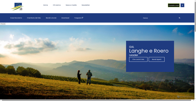 Security scan screenshot of https://www.langheroeroleader.it/ita
