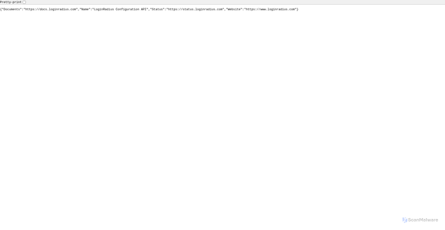 Security scan screenshot of https://config.lrcontent.com