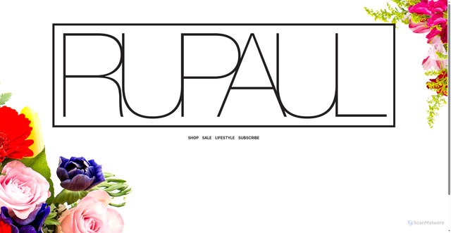 Security scan screenshot of https://rupaul.com/