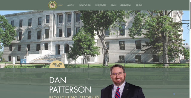 Security scan screenshot of https://www.greenecountymoprosecutor.gov/