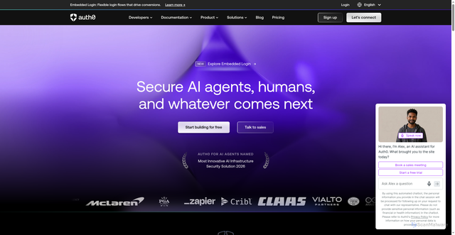 Security scan screenshot of https://bh-production.auth0.com