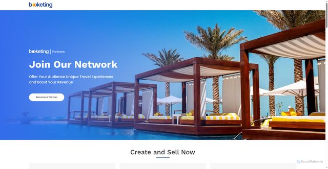 Security scan screenshot of https://booketing.com