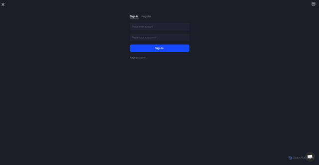 Security scan screenshot of https://bursamalaysia.space/Login/index