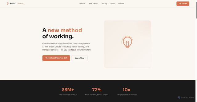 Security scan screenshot of http://ratio-nova.pages.dev/
