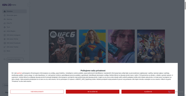 Security scan screenshot of https://adria.ign.com