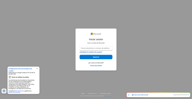 Security scan screenshot of https://outconfiadd.webcindario.com/