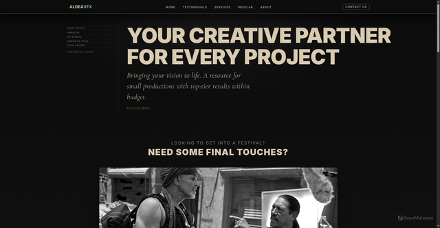 Security scan screenshot of https://site-crsr.pages.dev/indielab/